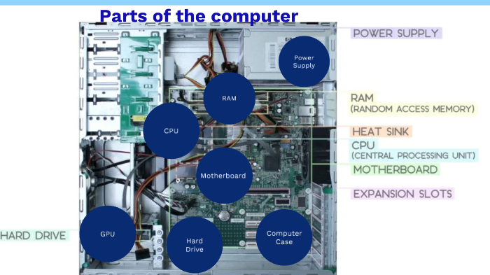 Parts of the computer by Zalaan Yousufzay on Prezi
