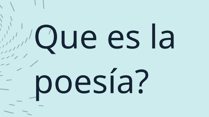 que es la poesia by Andriw Martinez