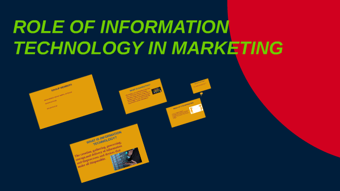 role of information technology in marketing