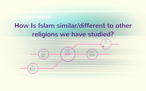 How Is Islam similar/different to other religions we have st by Anya ...