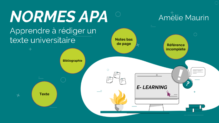 Normes Apa Page De Garde prezi.com