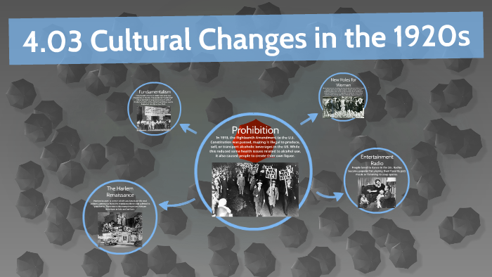 1920s Values 4.03 Cultural Changes in the 1920s by Rebecca Hey on Prezi