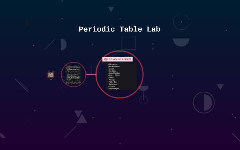 Periodic Table Lab by Rachel Rispoli on Prezi