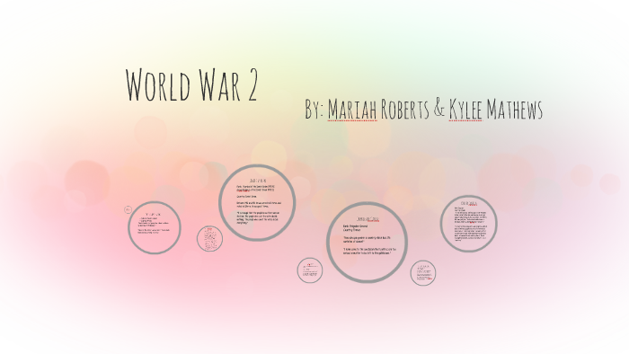 World War 2 by Mariah Roberts on Prezi