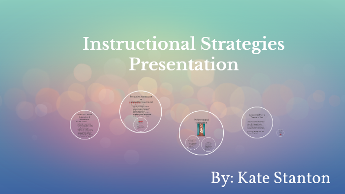 what is instructional presentation example