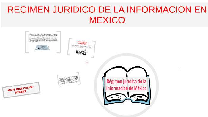 REGIMEN JURIDICO DE LA INFORMACION EN MEXICO by Juan José Pulido on Prezi