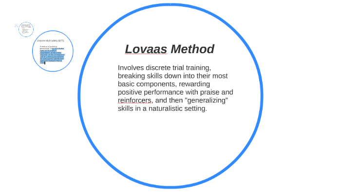 Lovaas Method Lovaas Method by Janus Raphaelidis on Prezi