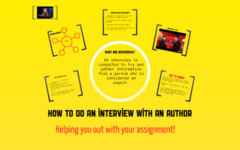 How to do an interview with an author by Daniel Bell on Prezi
