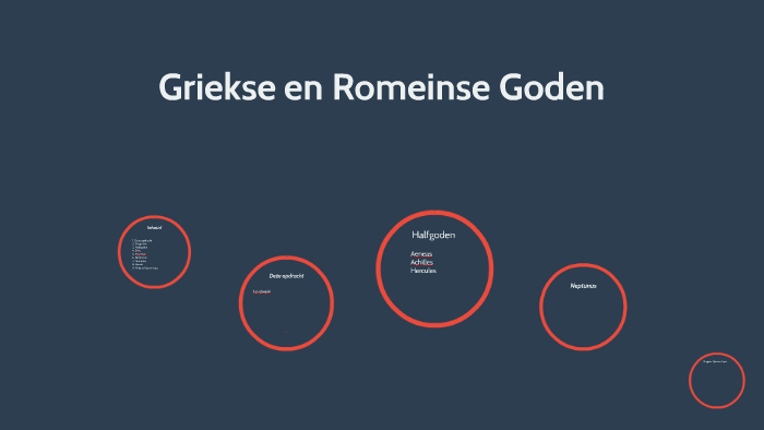 Griekse en Romeinse Goden by lars cortenraede on Prezi