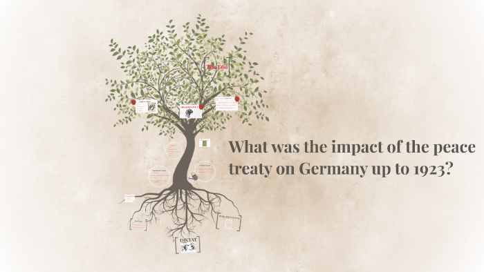 What was the impact of the peace treaty on Germany up to 192 by rushvi ...
