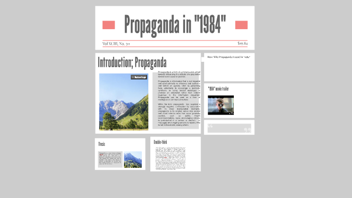 propaganda 1984 essay