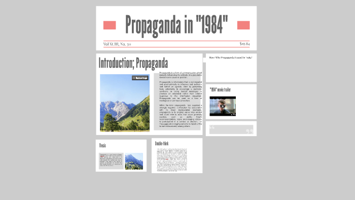 1984 propaganda essay