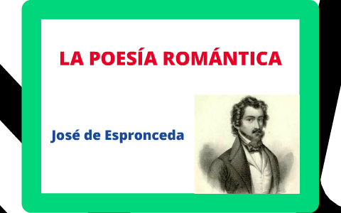 Poesía romántica, José de Espronceda. by fran kurtz