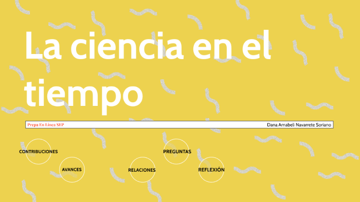 La ciencia en el tiempo by Dana Pie on Prezi