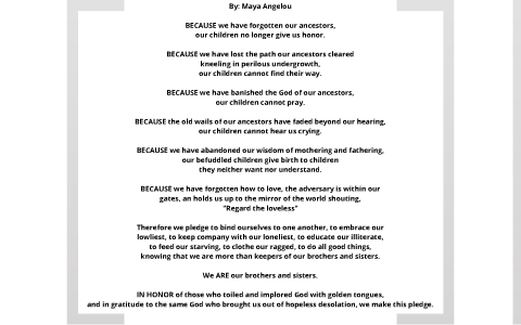 The Black Family Pledge by bianca gaston