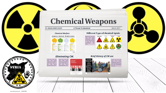 chemical weapons. by Amaan Kashif
