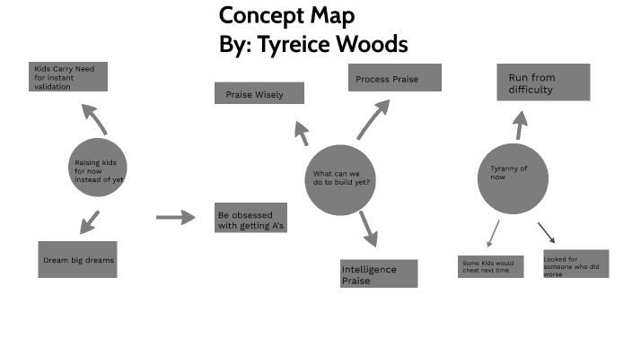 concept map by tyreice woods on Prezi