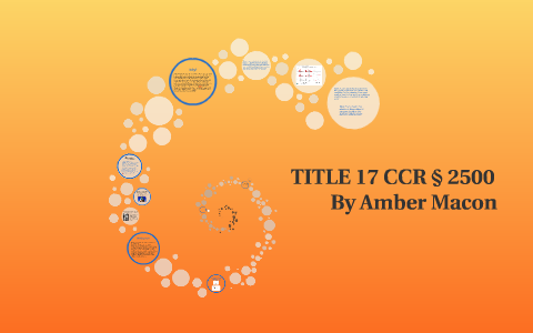 title 17 california code of regulations ccr 2500