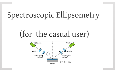 Spectroscopic Ellipsometry for the casual user by Dafydd Sindjinn on Prezi