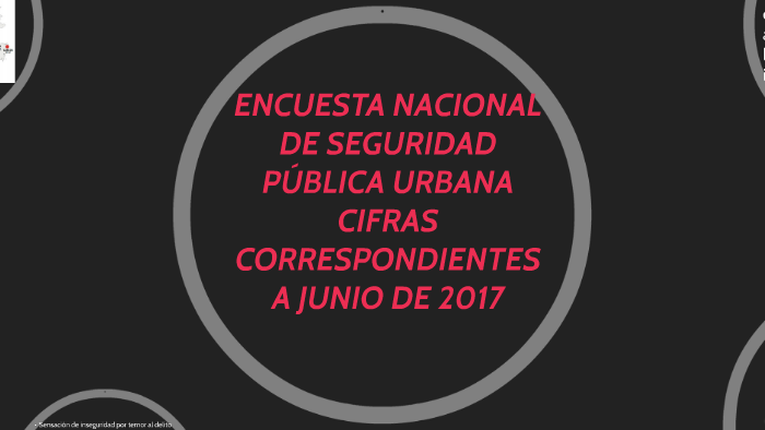 ENCUESTA NACIONAL DE SEGURIDAD PÚBLICA URBANA CIFRAS CORRES By Maria ...