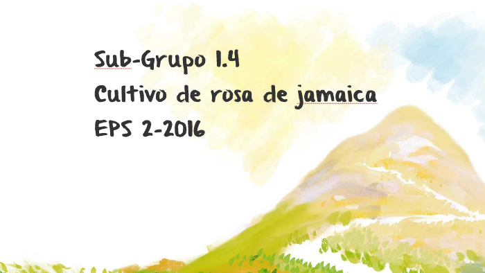 Cultivo de rosa de jamaica by Diego V Lopez on Prezi Next