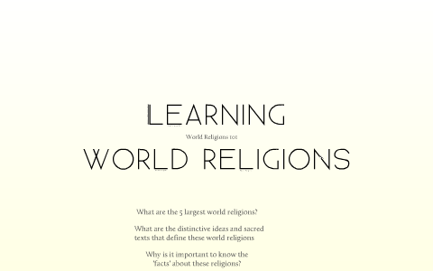 world religions presentation prezi