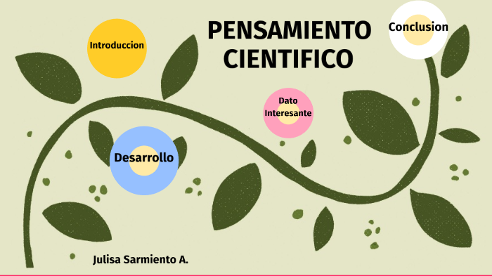 Pensamiento Cientifico by Julisa Sarmiento on Prezi