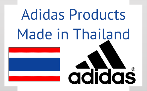 Adidas Products Made in Thailand by Francis