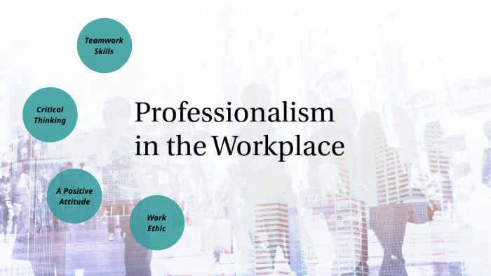 Professionalism in the Workplace by Katlyn Green on Prezi