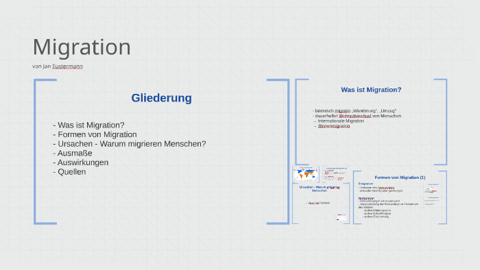 Migration By Jan Eustermann On Prezi Next