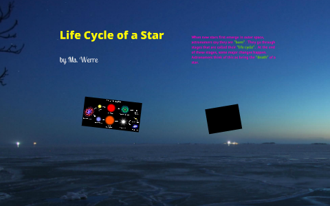 The Life Cycle of a Star by Clarissa Werre on Prezi