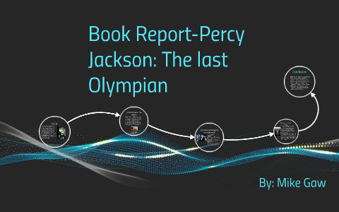 percy jackson and the last olympian book report