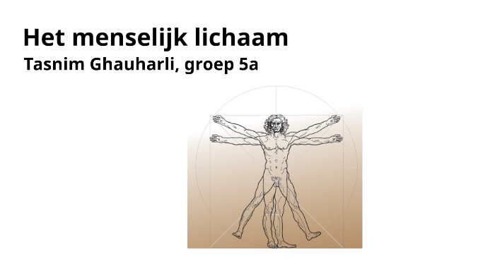 Het menselijk lichaam by Shirida Imami on Prezi