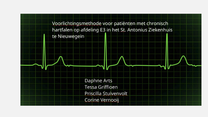 Voorlichtingsmethode voor patiënten met chronisch hartfalen by Tessa ...