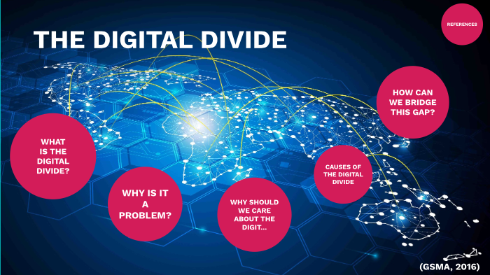 digital divide thesis statement