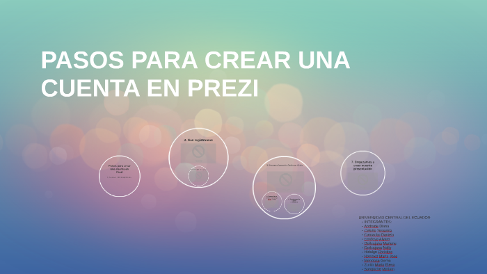 Pasos para crear una cuenta en Prezi by Nelly Yolanda on Prezi