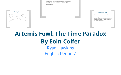 Artemis Fowl and the Time Paradox - Wikipedia