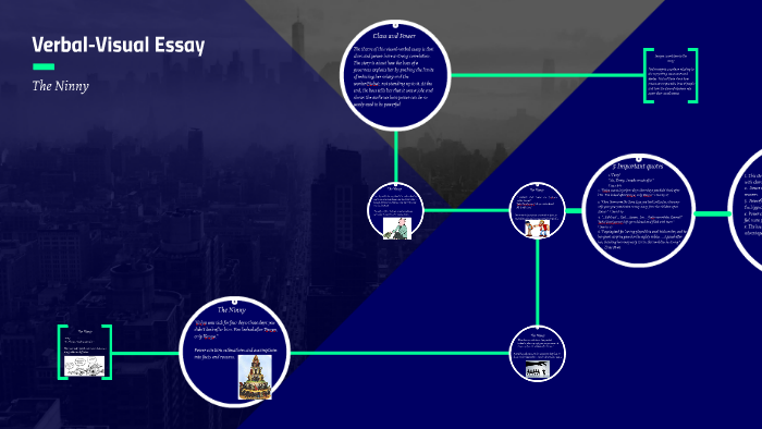 examples of verbal visual essays