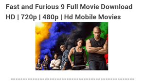 Fast and furious 9 full movie free download in hindi best sale 720p