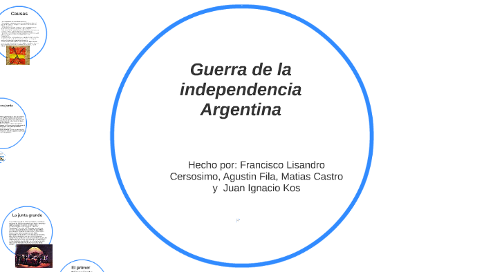 Guerra de la independencia Argentina by matias castro on Prezi