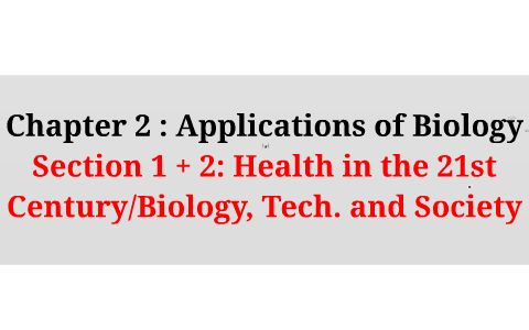 applications of biology in daily life essay