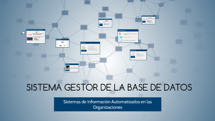 Sistema Gestor De La Base De Datos By Eveln Maya On Prezi