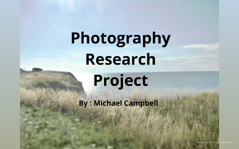 photography research project