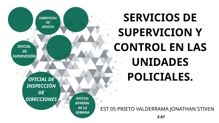 Reglamento De Supervisión Y Control De Servicios Para La Policía Nacional By Jonathan Prieto On 1689