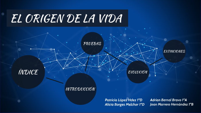 El origen de la vida by Patricia López Hdez on Prezi