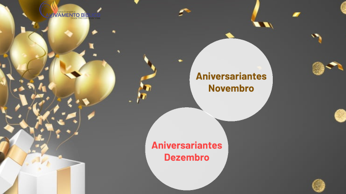 ANIVERSARIANTES DE NOVEMBRO