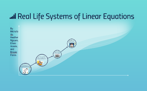 Real Life Systems of Linear Equations by Heather Nguyen on Prezi