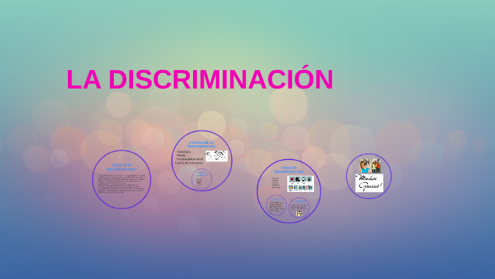 LA DISCRIMINACIÓN by Claudia Pretel on Prezi