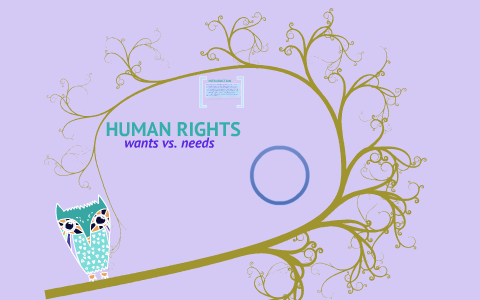 Needing Rights HUMAN RIGHTS - wants vs. needs by Ella Dobson on Prezi