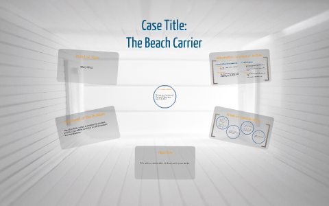 Case Analysis The Beach Carrier Ehrden Kyle